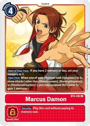 Marcus Damon - Great Legend (BT04) Great Legend