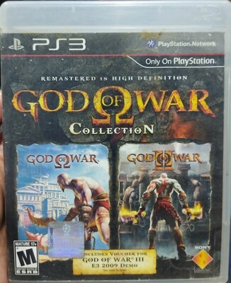 SJ God of War Collection Playstation 3 Usado Completo