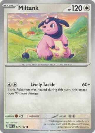 Miltank - 147/182 - Common Scarlet &amp; Violet: Paradox Rift Singles