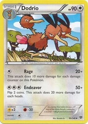 Dodrio - 99/146 - Uncommon
XY (Base Set) Singles