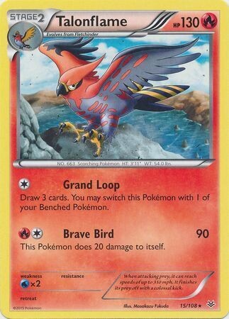 Talonflame - 15/108 - Rare
XY: Roaring Skies Singles