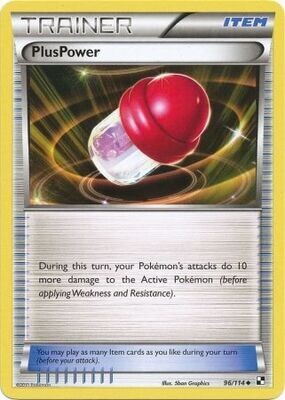 PlusPower - 96/114 - Uncommon Black &amp; White 1: (Base Set) Singles