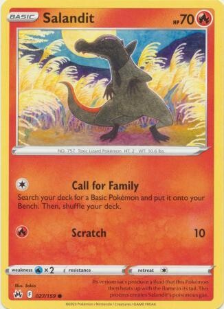 Salandit - 027/159 - Common Crown Zenith Singles