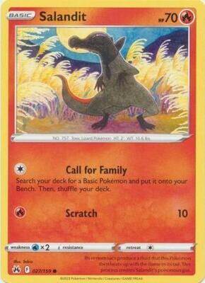 Salandit - 027/159 - Common Crown Zenith Singles