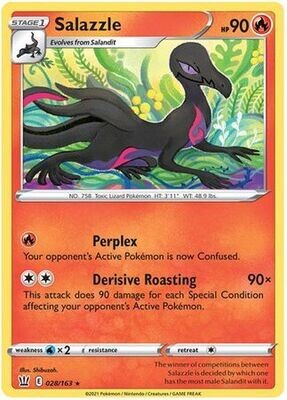 Salazzle - 028/163 - Rare
Sword &amp; Shield: Battle Styles Singles