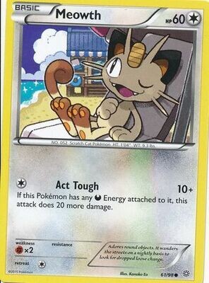 Meowth - 61/98 - Common
XY: Ancient Origins Singles