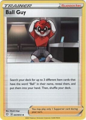 Ball Guy - 057/072 - Uncommon Shining Fates Singles