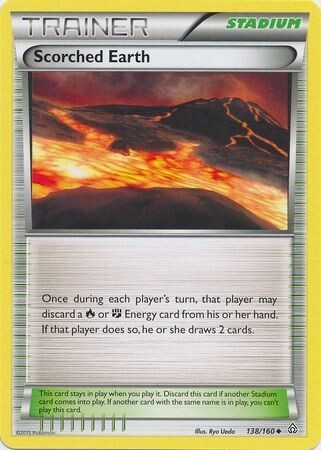 Scorched Earth - 138/160 - Uncommon
XY: Primal Clash Singles