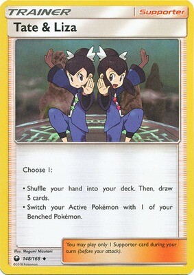 Tate &amp; Liza - 148/168 - Uncommon Sun &amp; Moon: Celestial Storm Singles
