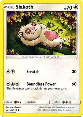 Slakoth - 168/236 - Common
Sun &amp; Moon: Unified Minds Singles