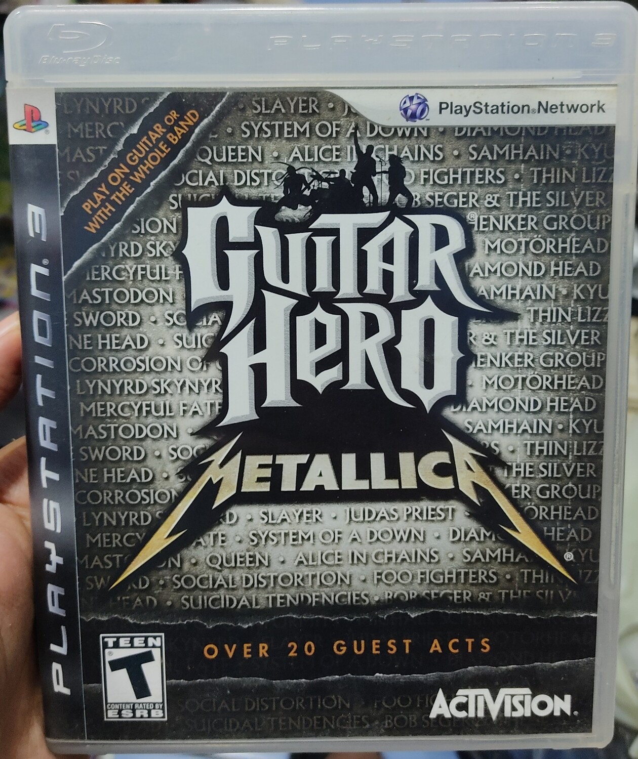 SJ Guitar Hero Metallica Playstation 3 Usado Completo
