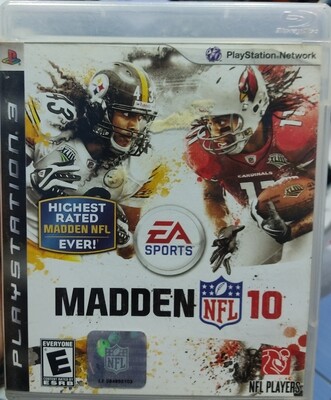 SJ Madden 10 NFL Playstation 3 Usado Completo
