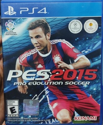SJ PES 2015 Playstation 4 Usado Completo