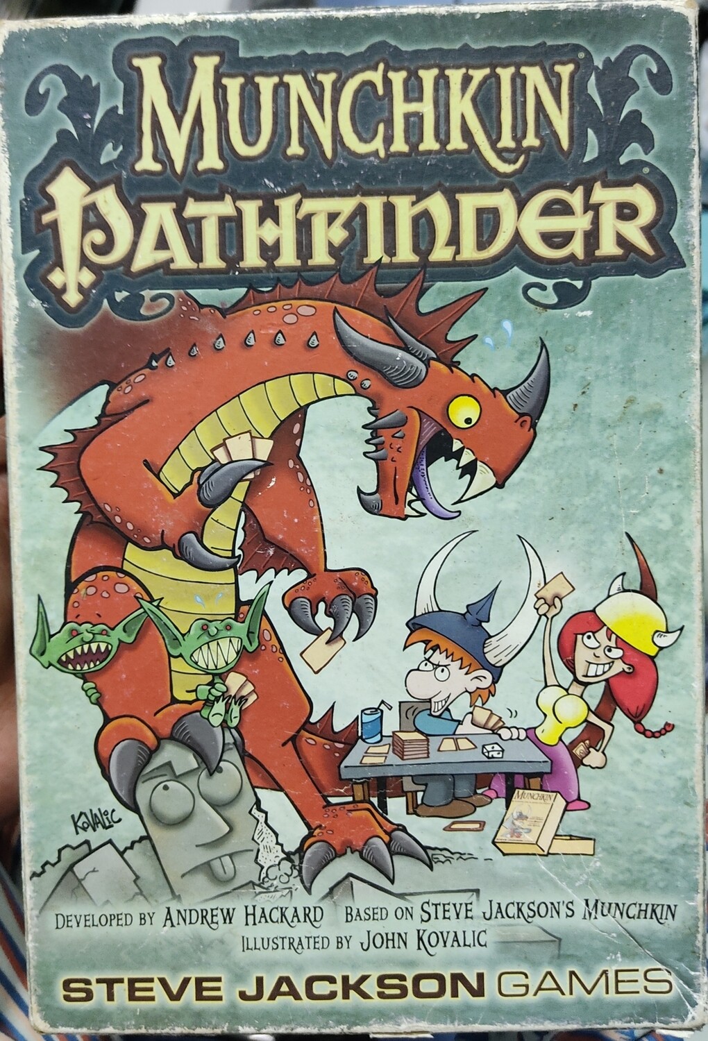 SJ Munchkin Pathfinder Juego de Mesa Usado Completo