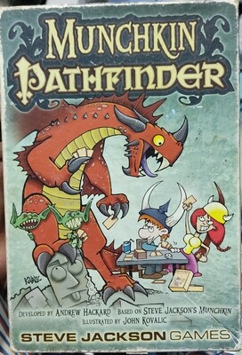 SJ Munchkin Pathfinder Juego de Mesa Usado Completo