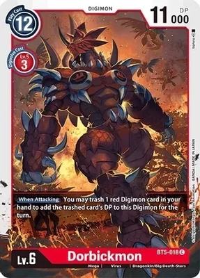 Dorbickmon - Battle of Omni (BT05)
Battle of Omni