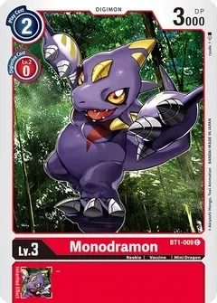 Monodramon - Release Special Booster (BT01-03)
Release Special Booster