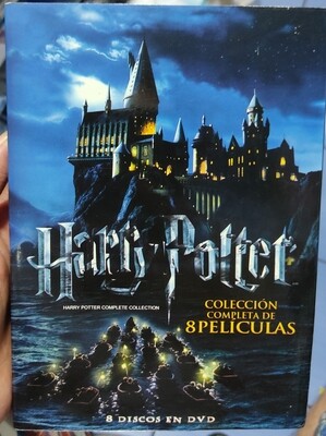 SJ Harry Potter Coleccion 8 Peliculas Original Usado Completo