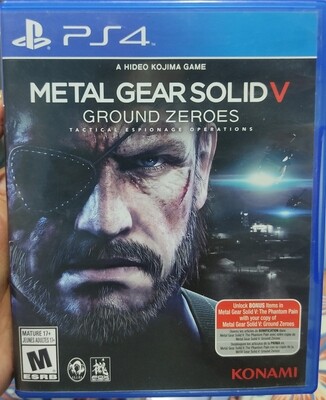 SJ Metal Gear Solid V Playstation 4 Usado Completo