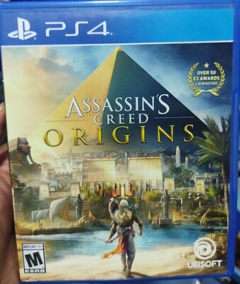 SJ4 Assassin&#39;s Creed Origins Playstation 4 Usado Completo