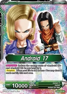 Android 17 // Diabolical Duo Androids 17 &amp; 18 - Union Force (DBS-B02) Union Force