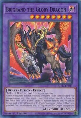 Brigrand the Glory Dragon - SDAZ-EN044 - Common 1st Edition Structure Deck: Albaz Strike 1st Edition Singles