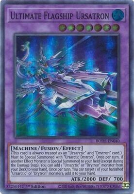 Ultimate Flagship Ursatron - BODE-EN040 - Super Rare 1st Edition Burst of Destiny 1st Edition Singles *Espanol*