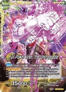 Jiren // Full-Power Jiren, the Unstoppable - Universal Onslaught (DBS-B09)
Universal Onslaught