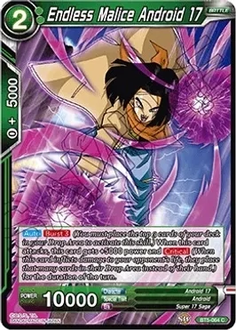 Endless Malice Android 17 - Miraculous Revival (DBS-B05)
Miraculous Revival