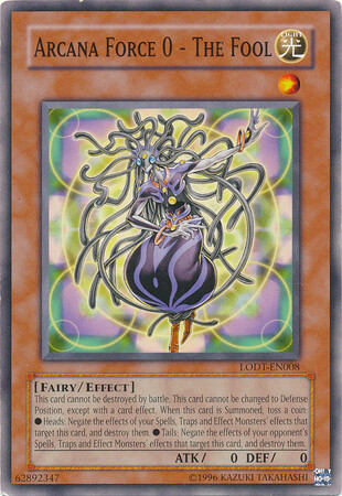 Arcana Force 0 - The Fool - LODT-EN008 - Common Unlimited
Light of Destruction [LODT] Unlimited Singles
