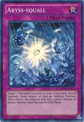 Abyss-squall - ABYR-EN071 - Super Rare Unlimited Abyss Rising Unlimited Singles
