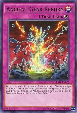 Ancient Gear Reborn - RATE-EN070 - Rare Unlimited Raging Tempest Unlimited Singles (espanol)
