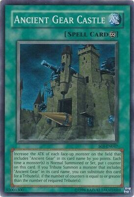 Ancient Gear Castle - SOI-EN047 - Super Rare Unlimited
Shadow of Infinity [SOI] Unlimited Singles