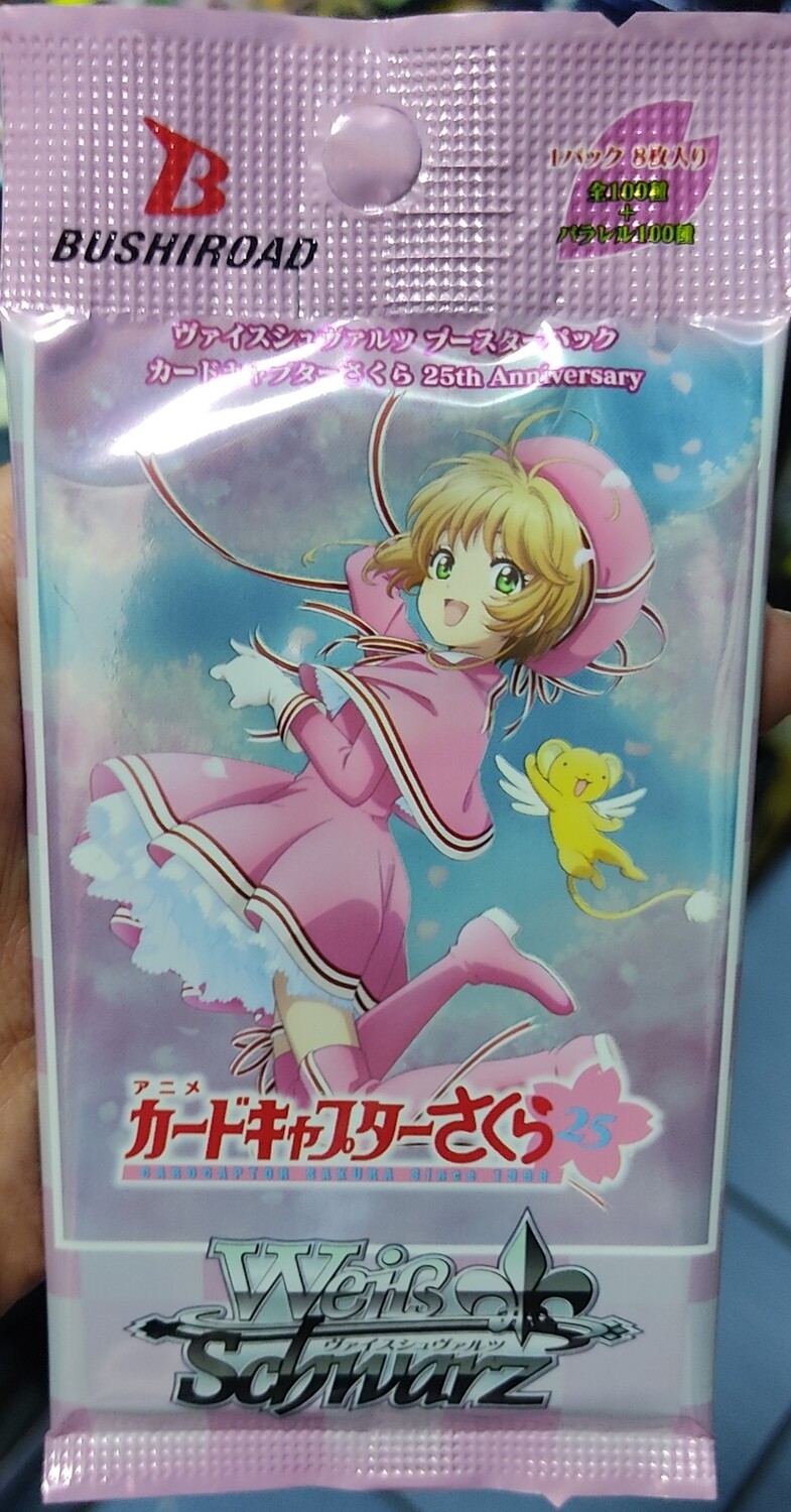 SJ Card Captor Sakura Clear Card Booster Pack Weiss Schwarz  Japones