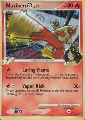 Blaziken FB - 2/147 - Holo Rare
Platinum: Supreme Victors Singles