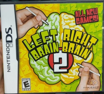 SJ2 Left Brain Right Brain Nintendo DS Usado Completo