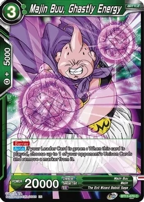 Majin Buu, Ghastly Energy - Vermilion Bloodline (DBS-B11)
Vermilion Bloodline