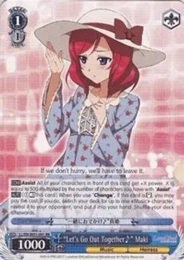 SH &quot;Let&#39;s Go Out Together~&quot; Maki - Love Live! DX (LL/EN-W01)
Love Live! DX