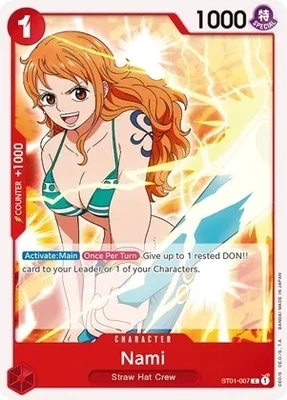 SH Nami - Starter Deck 1: Straw Hat Crew (ST-01)
Starter Deck 1: Straw Hat Crew