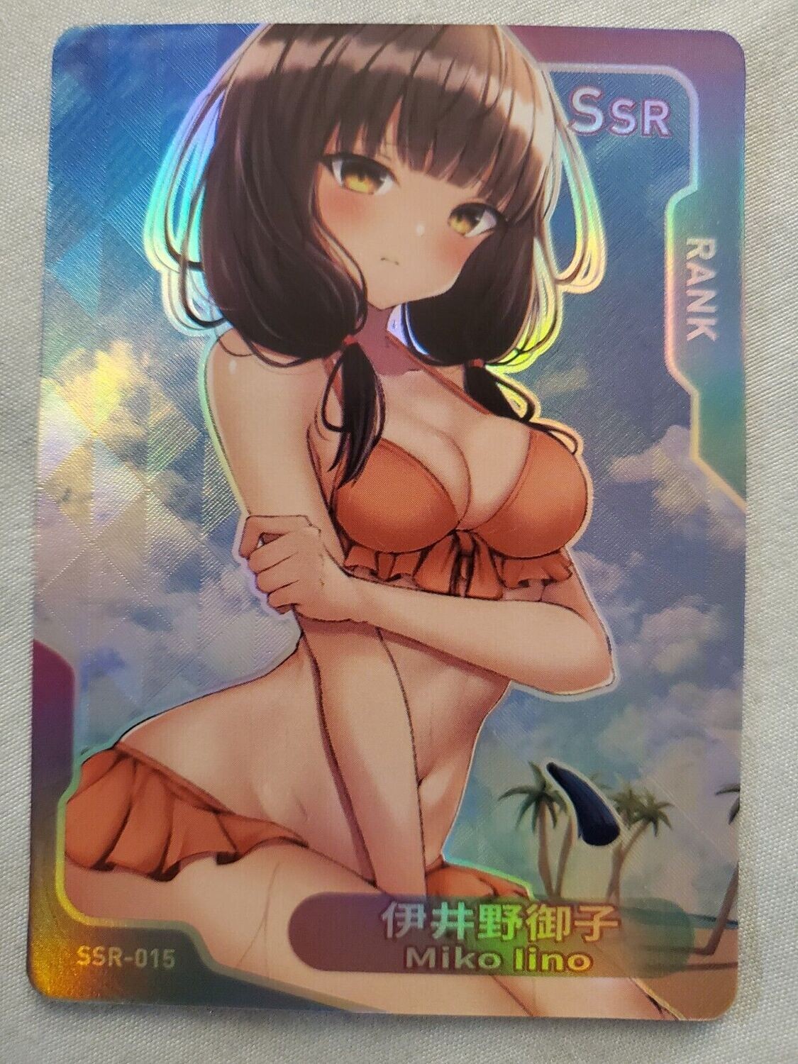 Miko lino SSR SSR-015 Senpai Goddess Haven Series 2 Story CCG Anime Card