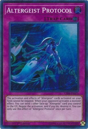 Altergeist Protocol - CIBR-EN071 - Super Rare 1st Edition
Circuit Break 1st Edition Singles