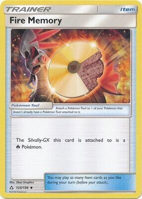 Fire Memory - 123/156 - Uncommon
Sun &amp; Moon: Ultra Prism Singles(Español)