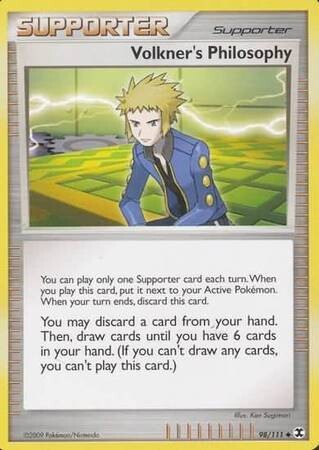 Volkner&#39;s Philosophy - 98/111 - Uncommon
Platinum: Rising Rivals Singles