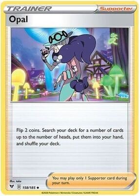 Opal - 158/185 - Uncommon Sword &amp; Shield: Vivid Voltage Singles