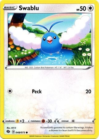 Swablu - 048/073 - Common
Champion&#39;s Path Singles