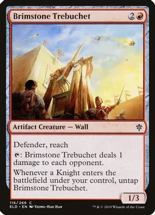 Brimstone Trebuchet 116/269 Throne of Eldraine Singles (Español)