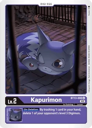 Kapurimon - Versus Royal Knights (BT13)
Versus Royal Knights