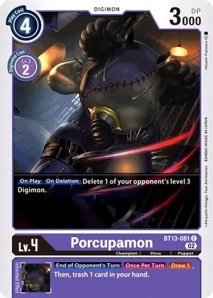 Porcupamon - Versus Royal Knights (BT13)
Versus Royal Knights