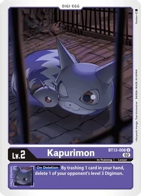 Kapurimon - Versus Royal Knights (BT13)
Versus Royal Knights
