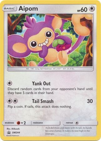 Aipom - SM244 - Promo
Pokemon Sun &amp; Moon Promos
